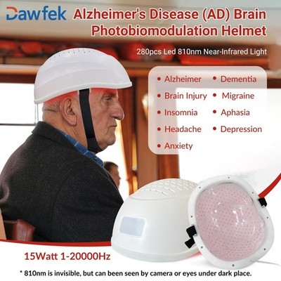810nm Physical Therapy Equipment PBM Brain Helmet for Parkinson Migraine 