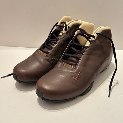 READ Missing Insoles Nike Mens 11 Air Hyper Flight Leather Brown 304407-221