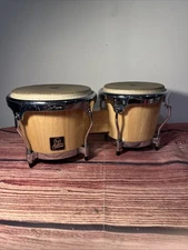 LP Aspire Natural Wood w/ Chrome Bongos