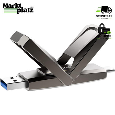 Externe Tragbare USB SSD 512GB Typ-C USB 3.2 bis 550MB/s für Smartphone Notebook