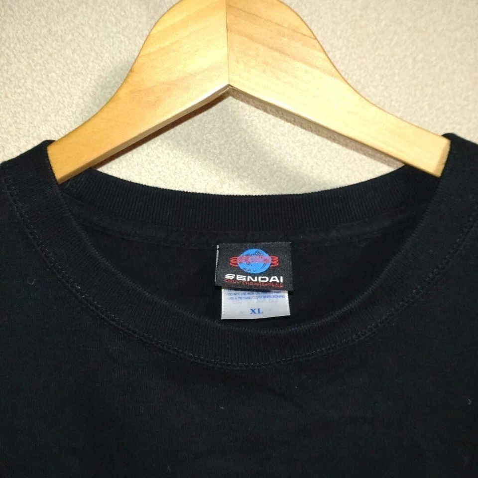 Camiseta para mujer Pro Wrestling Sendai niñas Pro Wrestling Glocal Embody negra XL Foto 2 de 4