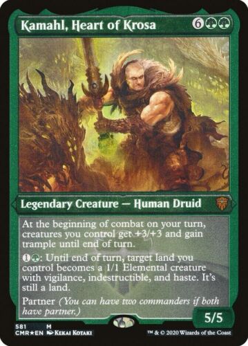 Magic the Gathering:Commander Legends-Kamahl, Heart of Krosa(Foil)#581-Mythic-LP