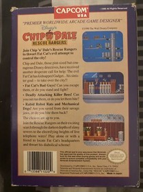 Nintendo NES - 1990 - Chip 'n Dale Rescue Rangers - Capcom - Complete in Box CIB
