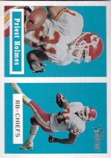 2002 Topps Heritage Black Backs Card #28 Priest Holmes 