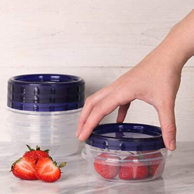 4 Pack Twist Top Food Storage Containers Leak-Proof, Airtight Soup Storage Ca...