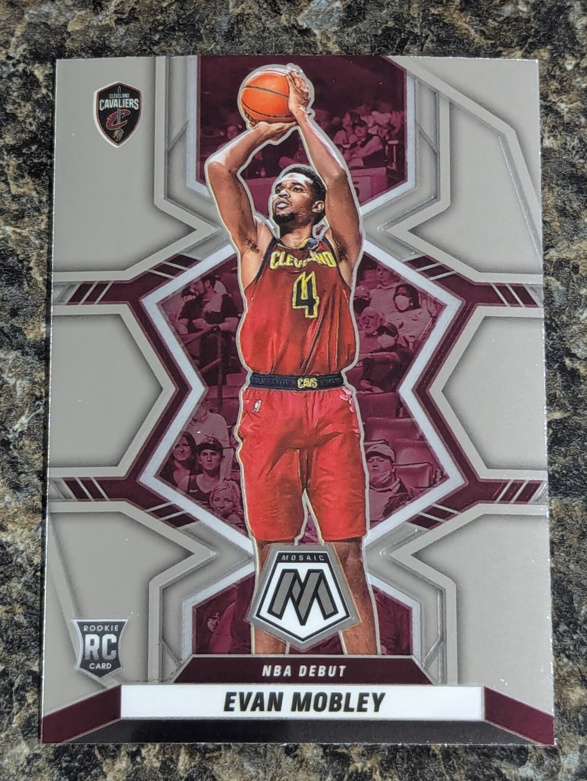 2021 Panini Mosaic #263 Evan Mobley Cleveland Cavaliers