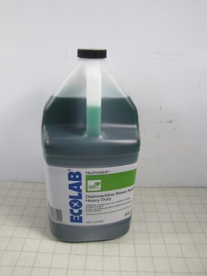 Powercon Rinse Additive Ecolab 6102448 TruPower Dish Machine Rinse Additive Heavy Duty 1 Gal ...