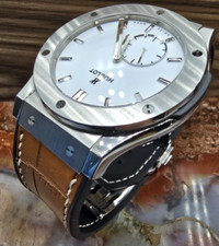 Hublot Classic Fusion White Dial Titanium 45mm Mens Watch W/Cert Low Price 🔥🔥 6