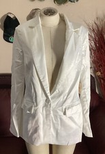 Super Down White Blazer For Women