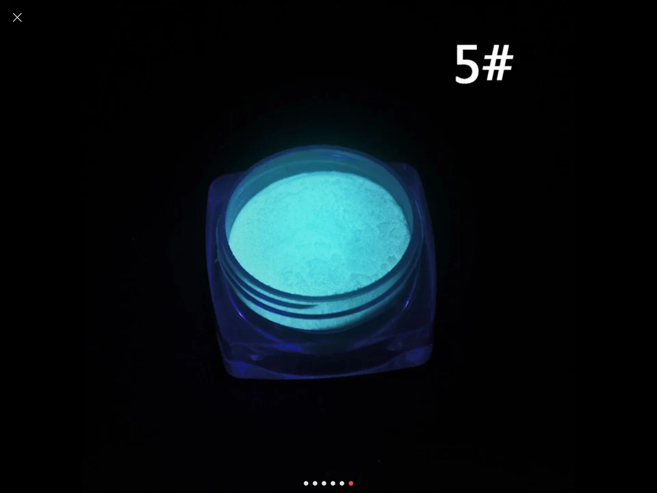 Top Brand Premix Acrylic Glow In Dark Powders 2 X 3G UK SELLER🇬🇧 💅🏼💅🏼 - Image 3 of 4