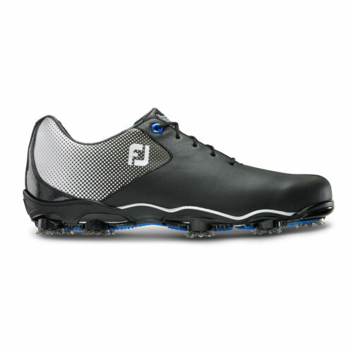 Chaussures de golf pour hommes Footjoy DNA Helix neuves dans leur boîte, style #53318, noir et blanc - Photo 1/1