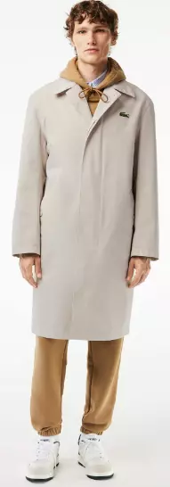 Lightweight waterproof shop trench coat