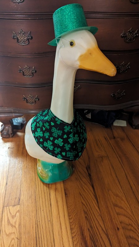 Goose Geese clothes outfits 25-27" LARGE  St. Patrick's Irish