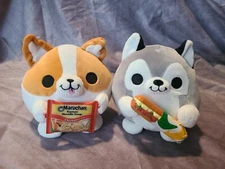Zuru Snackles Wolf Subway Corgi Ramen 5” Advertising Collectible EUC LOT