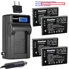 Kastar Battery LCD AC Charger for Universal Remote Control URC MX 950 as NP-60