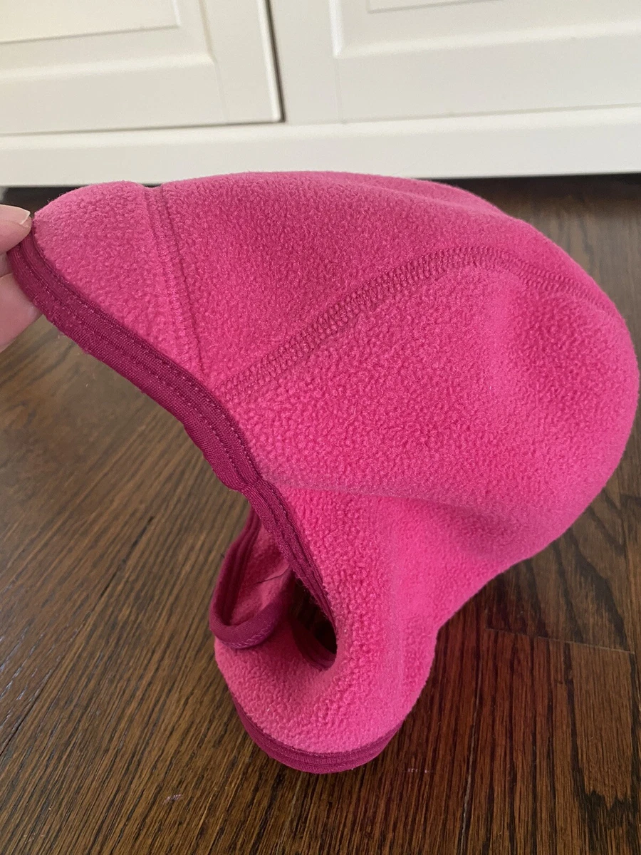 Patagonia Pink Fleece Toddler Hat Chin Strip Ear Cover eBay