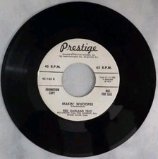 RED GARLAND TRIO Makin' Whoopee/ M Squad PRESTIGE 143 Promo