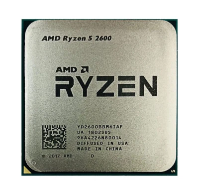 AMD Ryzen 5 2600 R5 2600 3.4GHz Six-Core Twelve-Core 65W CPU