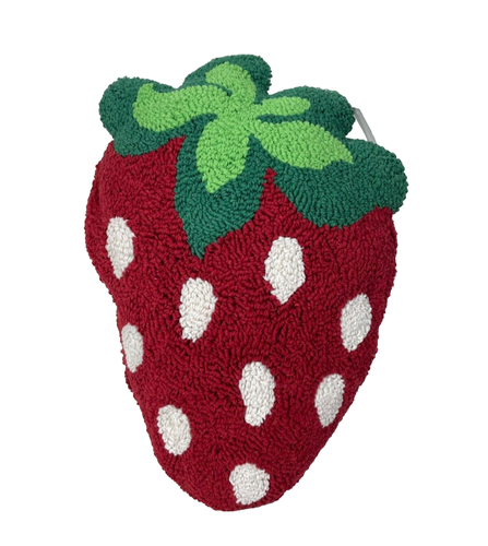 Mainstays 17" Strawberry Decorative Throw Pillow Red - Picture 3 of 12