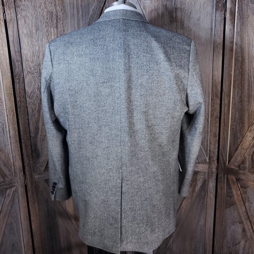 Hugo Boss Men's Herringbone Sport Coat 44R Loro Piana Wool Cashmere 3 Button 310 - Picture 7 of 18