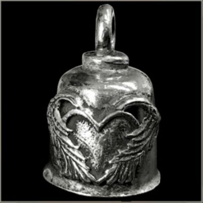 Pewter Motorrad Gremlin Bell – Regenbogen Herz Pride Edition, Made In USA Pewter Motorrad Gremlin Bell – Regenbogen Herz Pride Edition, Made In USA