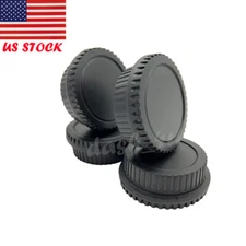 4 x Pairs Rear Lens Cover + Camera Body Front Cap for Canon EOS EF DSLR SLR Lens
