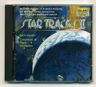 Star Tracks II (CD, 1987, Telarc Digital) - Erich Kunzel - Scifi Movie Music