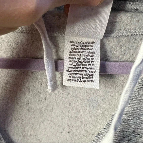 UNDERCOVER VS PINK UNIVERSITY OF MINNESOTA GOPHERS FELPA CON CAPPUCCIO GIROCOLLO taglia media