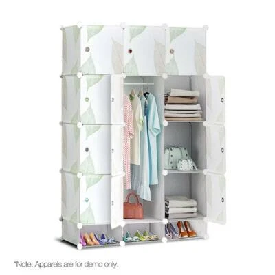 Diy 15 Cube Wardrobe Storage Cabinet Organiser Shoe