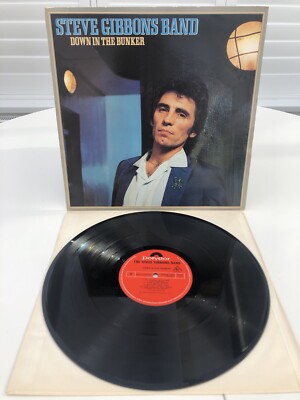 STEVE GIBBONS BAND - DOWN IN THE BUNKER POLS 1001 1978 VINYL LP RECORD VG+ VG + 