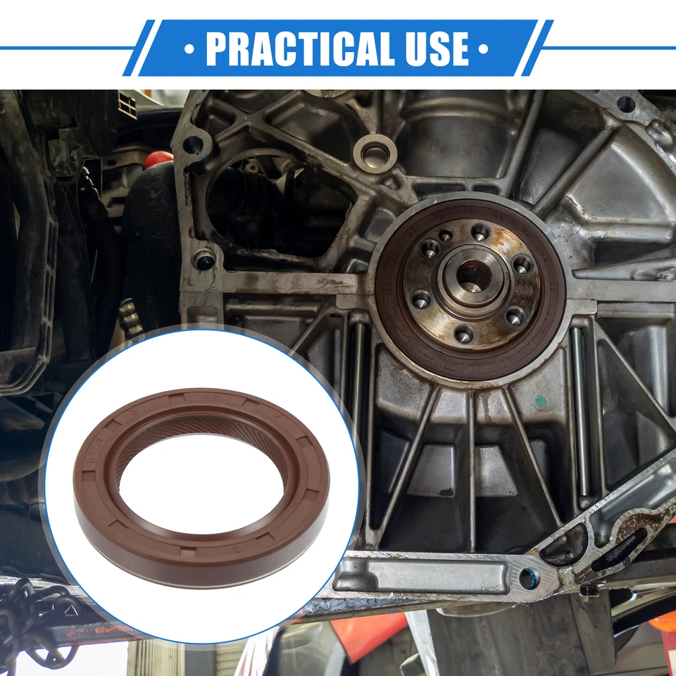 Vedação do virabrequim da bomba de óleo de carro 2 peças nº 91212P2FA01 para Honda Civic 1992-2000 - Imagem 2 de 4