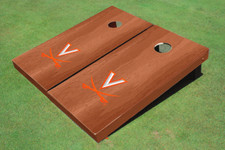 University of Virginia Solid Rosewood Cornhole Boards