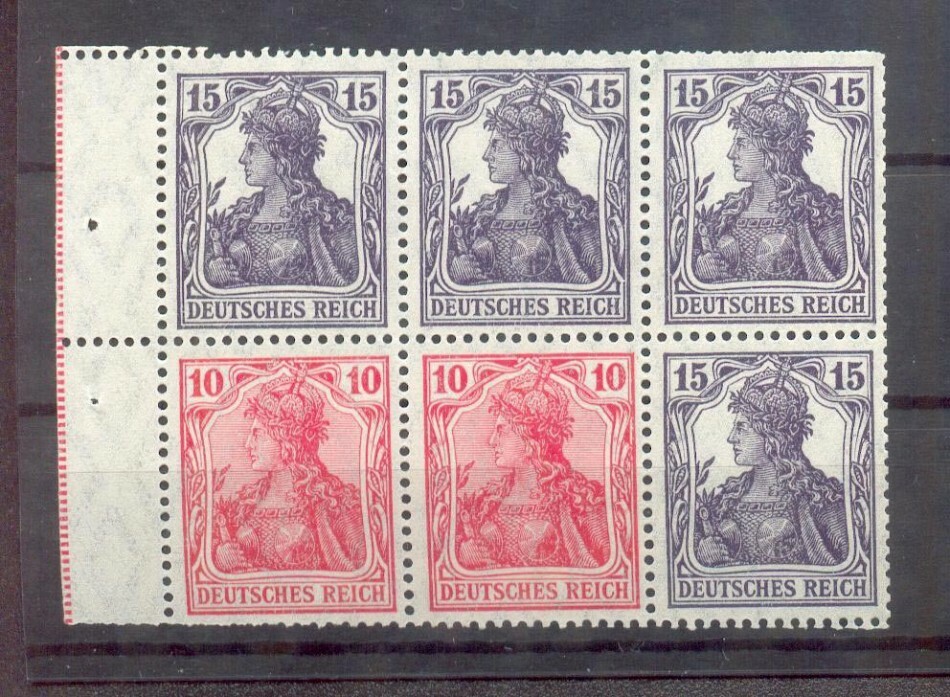 Dr. Zusdr. Mhbl21AaA A Brand Fold, Otherwise MNH Postfrisch