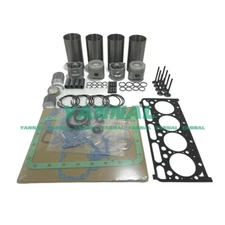 Kubota V2203 V2403 Overhaul Kit 1g796 piston bearings full gasket set