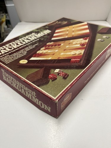 Vintage 1978 E.S. Lowe Tournament Backgammon Set E4314 Portable Case - Box Wear - Picture 7 of 8