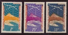 Timbre Monaco 376/378** neuf sans charnière