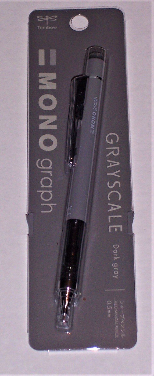 Tombow DPA-146D [Limited Mechanical Pencil Monograph Grayscale Dark Gray 0.5mm]
