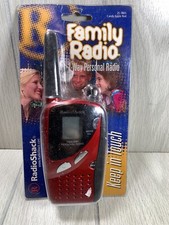 Vintage Radio SHACK FAMILY RADIO 2 WAY PERSONAL RADIO Candy Apple RED SEALED