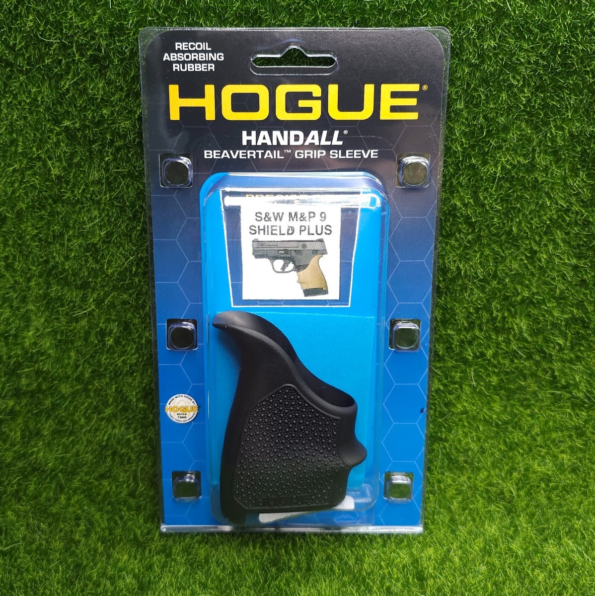 Hogue HANDALL S&W M&P Shield 45/KAHR P/CW 9/40 Beavertail Grip Sleeve-Pink (18307) - Go Outdoor Gear Hogue HANDALL S&W M&P Shield 45/KAHR P/CW 9/40 Beavertail Grip Sleeve-Pink (18307) - Go Outdoor Gear