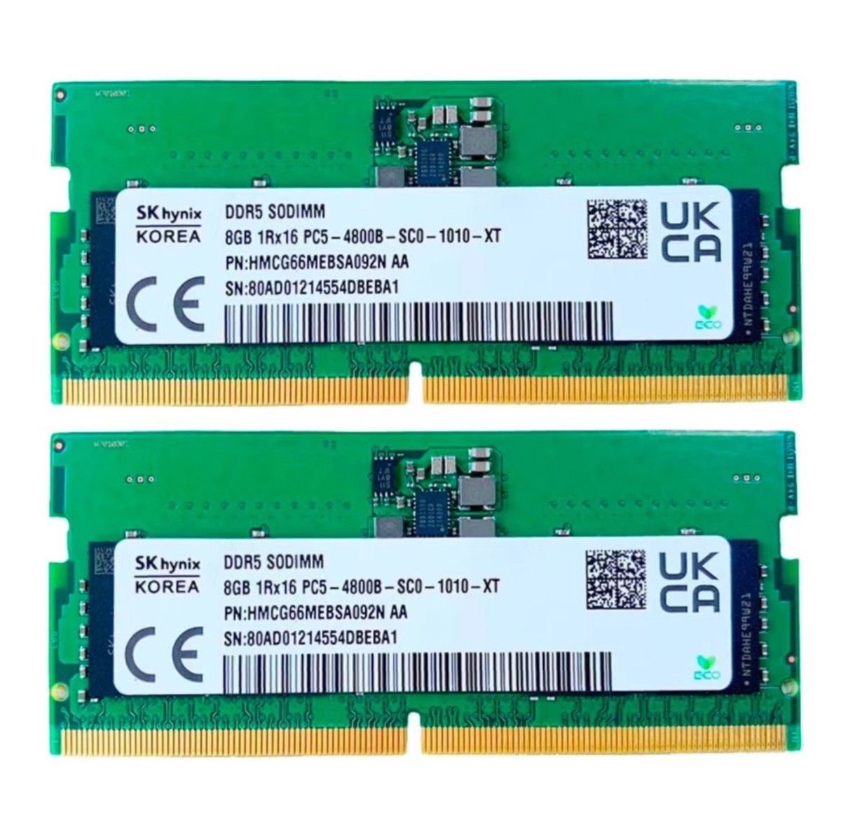 SKhynix DDR5 SODIMM 16GB（8GB×2） 4800MHz SK hynix RAM DDR5 8GB 16GB 32GB 4800MHz 5600MHz Laptopk Memory