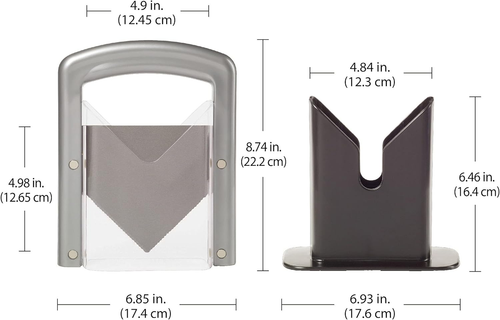 Bagel Guillotine Universal Slicer, Silver, 9.25-Inch - Picture 3 of 12