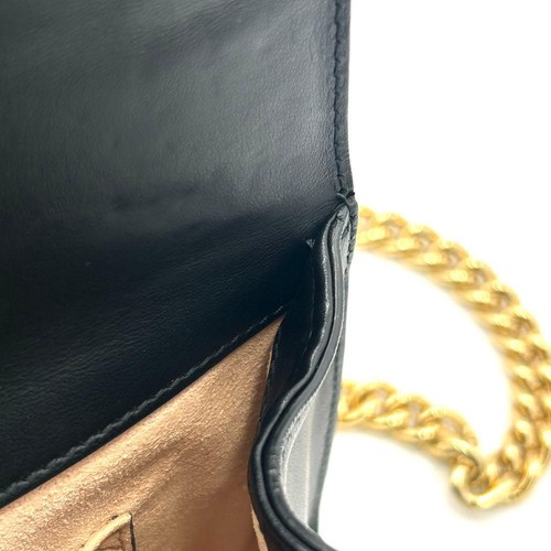 Sac à bandoulière chaîne suprême GUCCI Cadenas GG PVC beige 432182 authentique - Photo 10/15