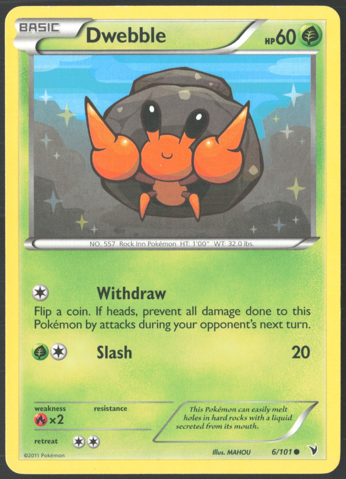 Dwebble 6/101 Noble Victories LP