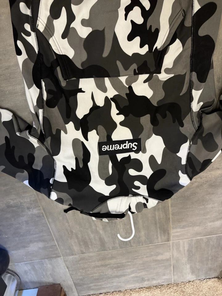 Sudadera con Capucha Supreme Box Logo Camuflaje para Nieve FW13 Súper Rara Original Talla Mediana Foto 2 de 4