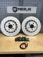 BMW F87 M2 F80 M3 F82 M4 Rear 370mm Brake Discs, Brake Pads & Wear Sensor