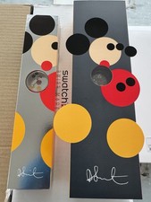 X2 SET MICKEY MOUSE/DAMIEN HIRST SWATCH PRISTINE/MINT CONDITION WITH BOXES