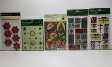 Christmas Stickers Dimensional Scrapbook Card Embellishments