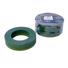 2 PACK Oasis Naylorbase Plastic Based Floral Foam Ring 25cm (10")