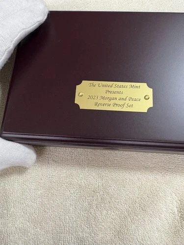 2023 Morgan and Peace Reverse Proof Silver Dollar Set US Coins