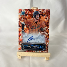 2024 Bowman Sapphire Selections Auto Orange 24/25 Bryce Eldridge #SSA-BE Giants